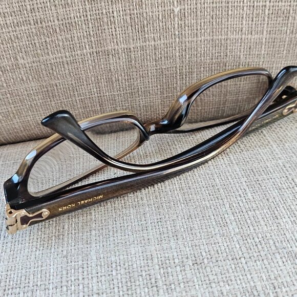 Michael Kors Women Eyeglasses Frame MK618 50[]16 130 Glasses Brown Frame only  B - Picture 8 of 12
